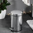TRETEIMER 3 L - Silberfarben/Schwarz, Basics, Kunststoff/Metall (3l) - HOMEWARE