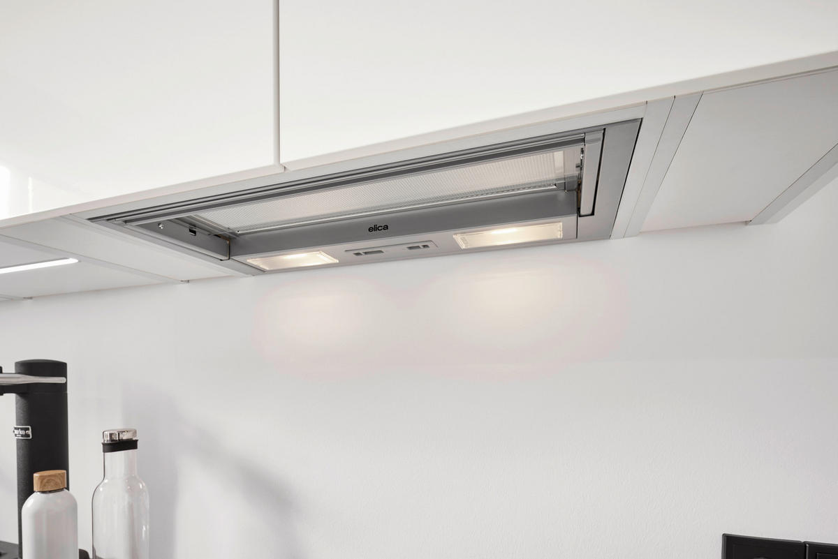 EINBAUKÜCHE   - Weiß Hochglanz/Weiß, Design, Holzwerkstoff - Xora