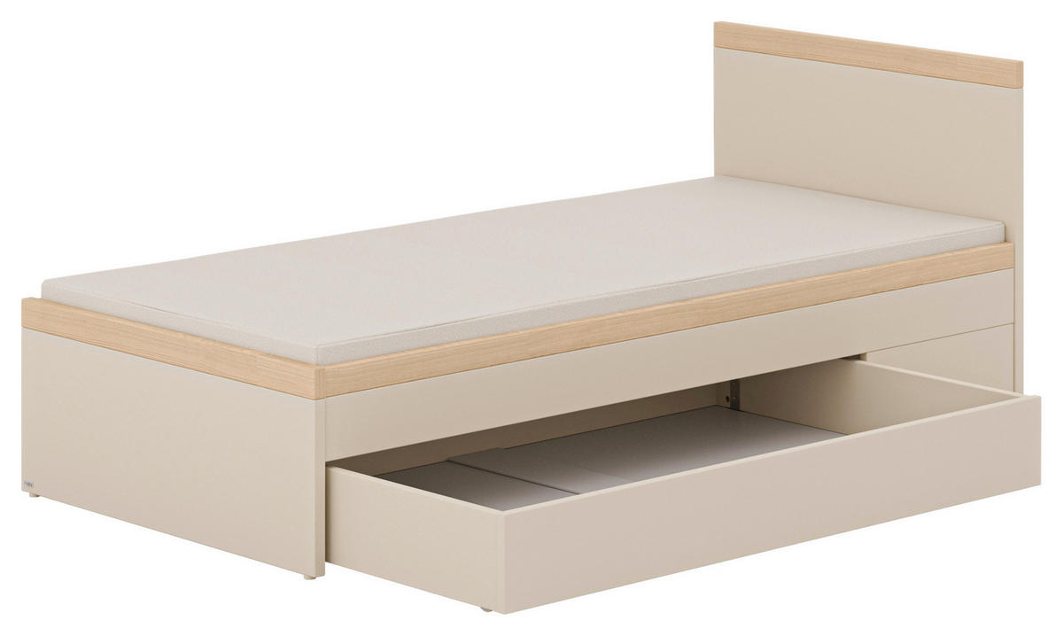 BETTKASTEN Beige, Kaschmir  - Kaschmir/Beige, Design, Holzwerkstoff (150/20/95cm) - Paidi
