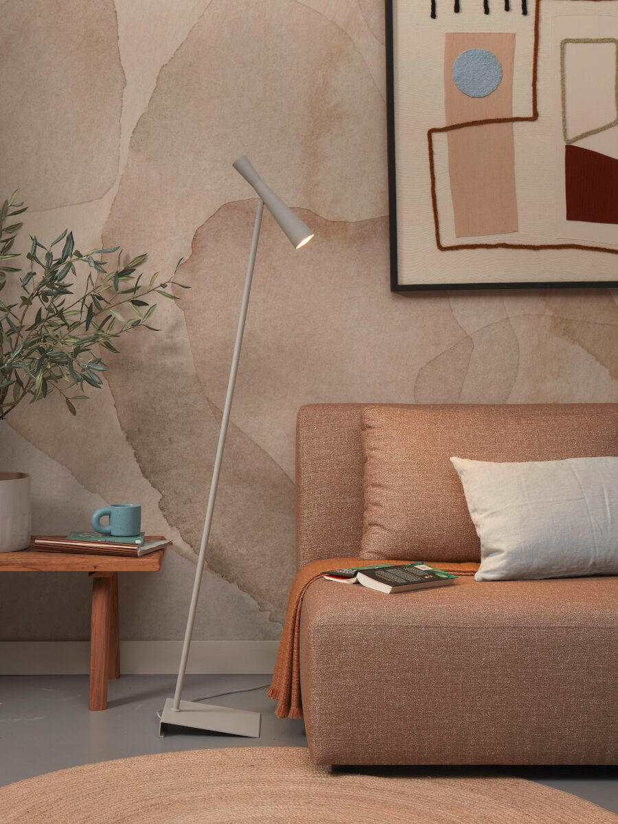 GOLVLAMPA it's about RoMi 25/22/145,5 cm    - ljusgrå, Trend, metall (25/22/145,5cm) - It's about Romi