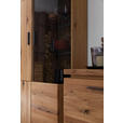WOHNWAND  in Eichefarben  300/204/50 cm  - Eichefarben/Anthrazit, Natur, Glas/Holz (300/204/50cm) - Linea Natura