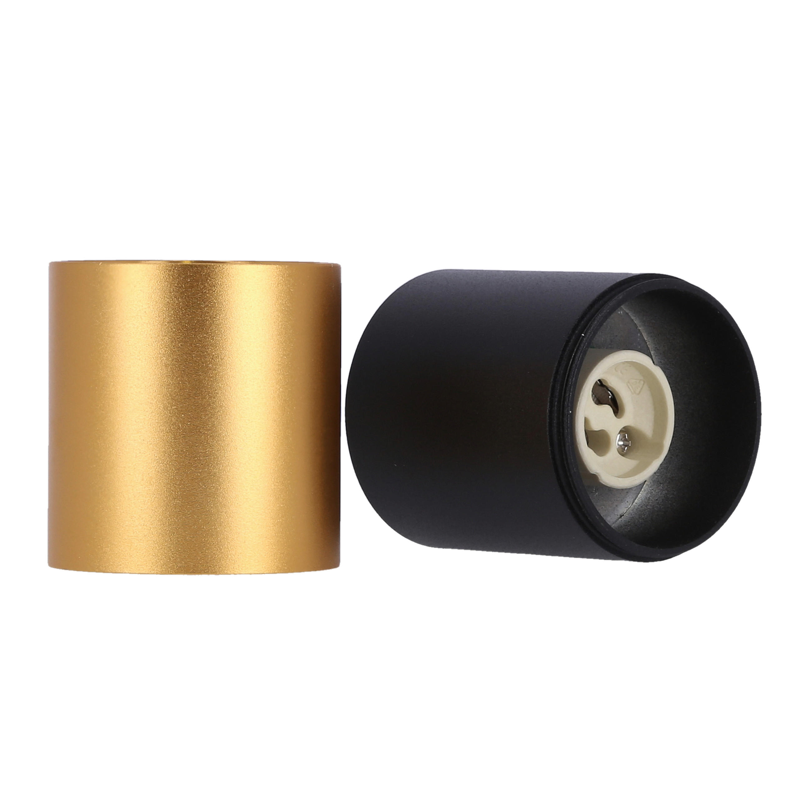 LED-DECKENLEUCHTE Tube 5.8/5.8/12 cm   - Schwarz, Design, Metall (5.8/5.8/12cm)