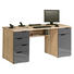 SCHREIBTISCH Eichefarben, Grau - Eichefarben/Grau, Basics (160/74,5/67cm) SCHREIBTISCH Eichefarben, Grau - Eichefarben/Grau, Basics (160/74,5/67cm)