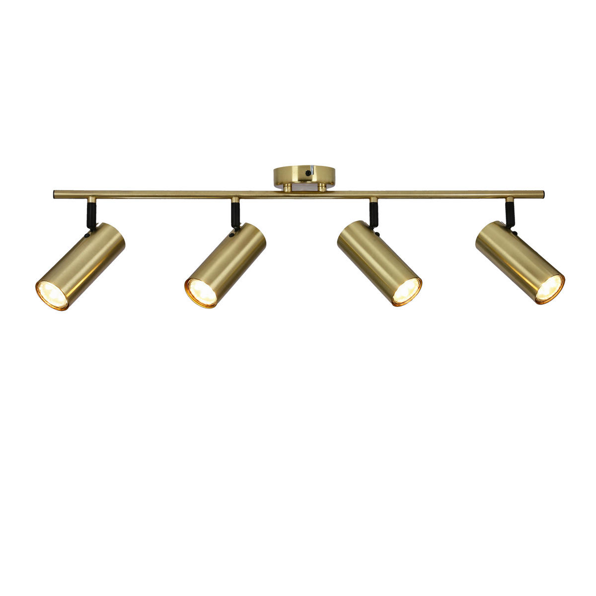 DECKENSTRAHLER 76/9/18 cm   - Messingfarben, KONVENTIONELL, Metall (76/9/18cm)