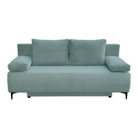 SOFA LEŽAJ mintzelena  - mintzelena/crna, Dizajnerski, tekstil (195/94/90cm) - Ti'me