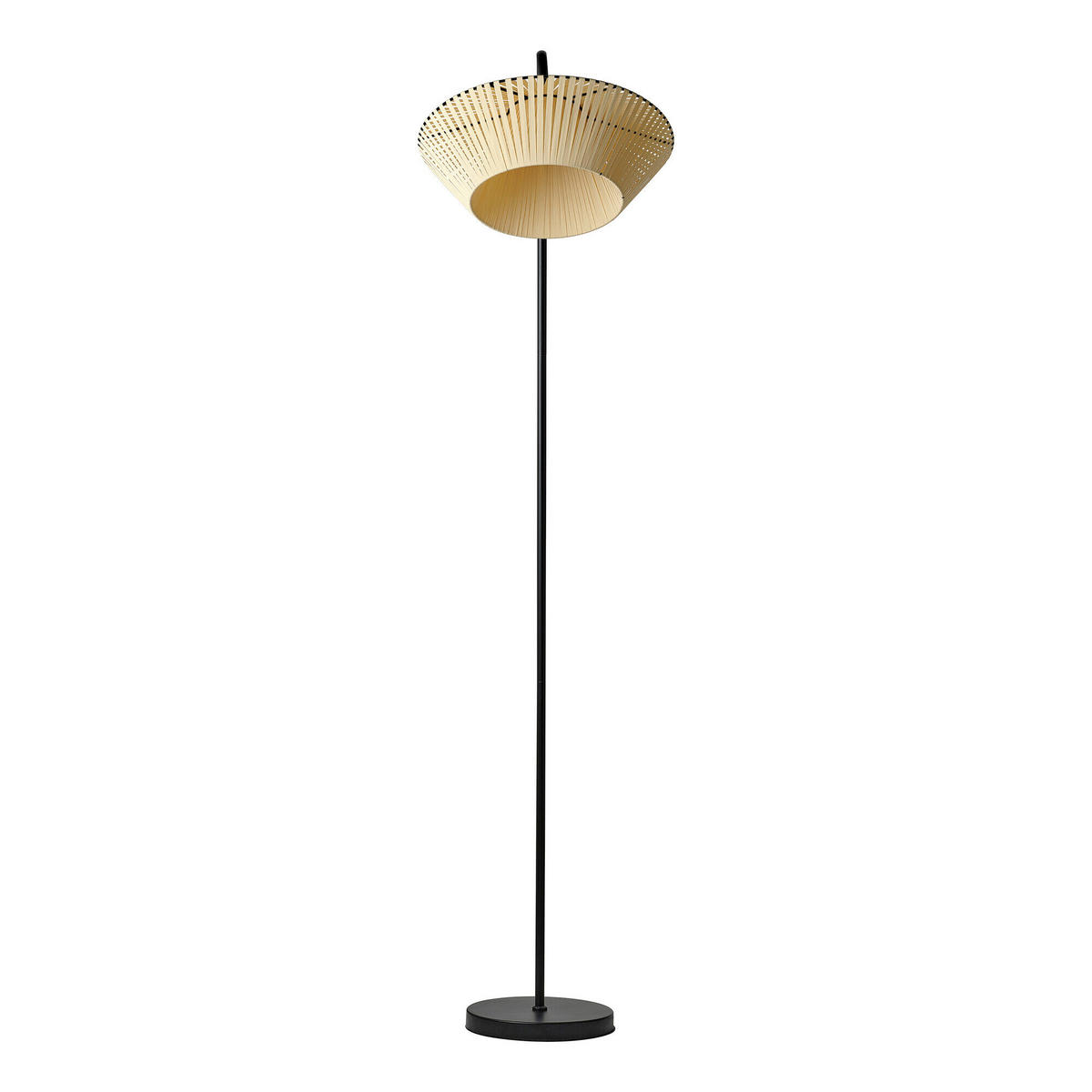 STEHLEUCHTE 40,5/56,8/164 cm    - Beige, Basics, Textil/Metall (40,5/56,8/164cm) - Osram