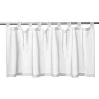 Perdea Scurtă  - alb, Basics, textil (145/50cm) - Boxxx