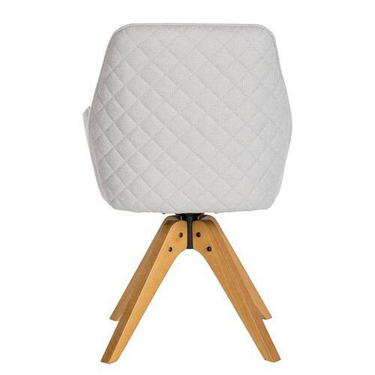 ARMLEHNSTUHL in Holz, Textil Grau, Eichefarben  - Eichefarben/Grau, MODERN, Holz/Textil (59/88/63cm) - home24