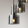 HÄNGELEUCHTE  33/150 cm    - Dunkelgrau, Design, Glas/Metall (33/150cm) - Dieter Knoll