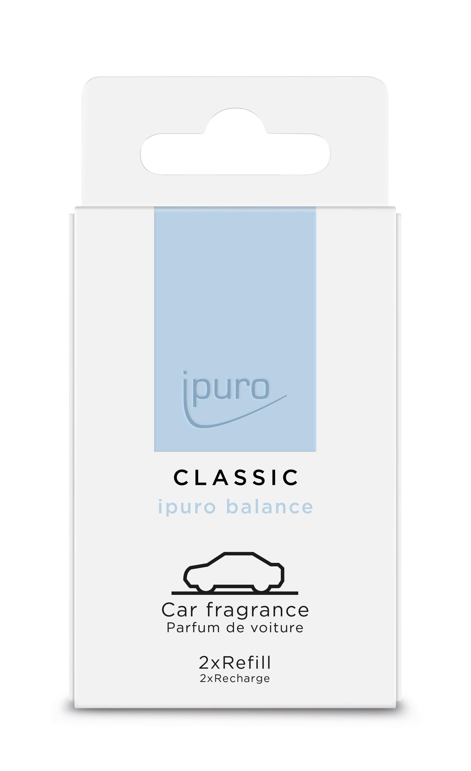 POLNILO ZA OSVEŽILEC ZRAKA Classic  - svetlo modra, Basics (3/6/12cm) - Ipuro