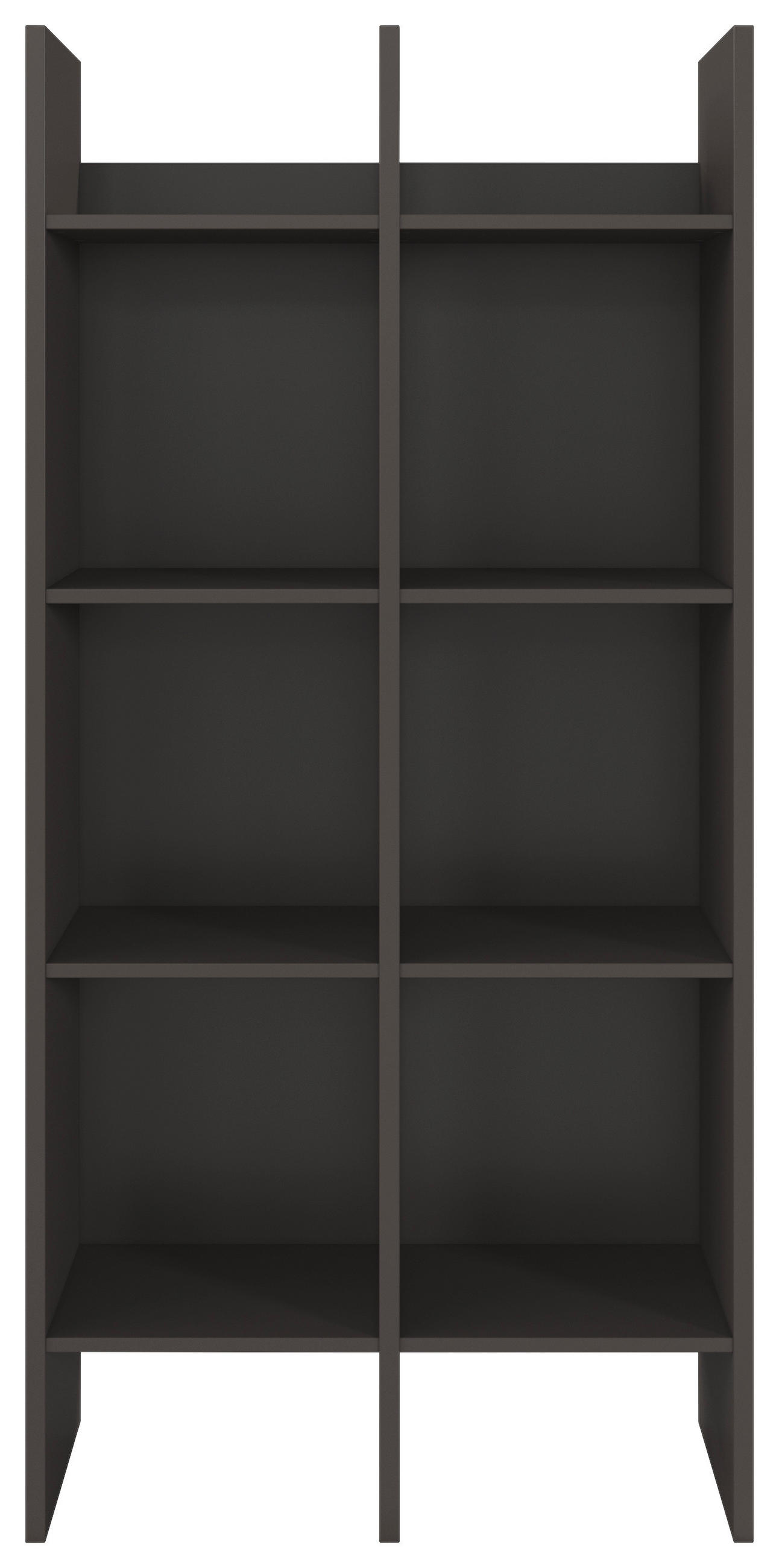 REGALELEMENT Graphitfarben  - Graphitfarben, KONVENTIONELL, Holzwerkstoff (78/162/34cm) - Xora