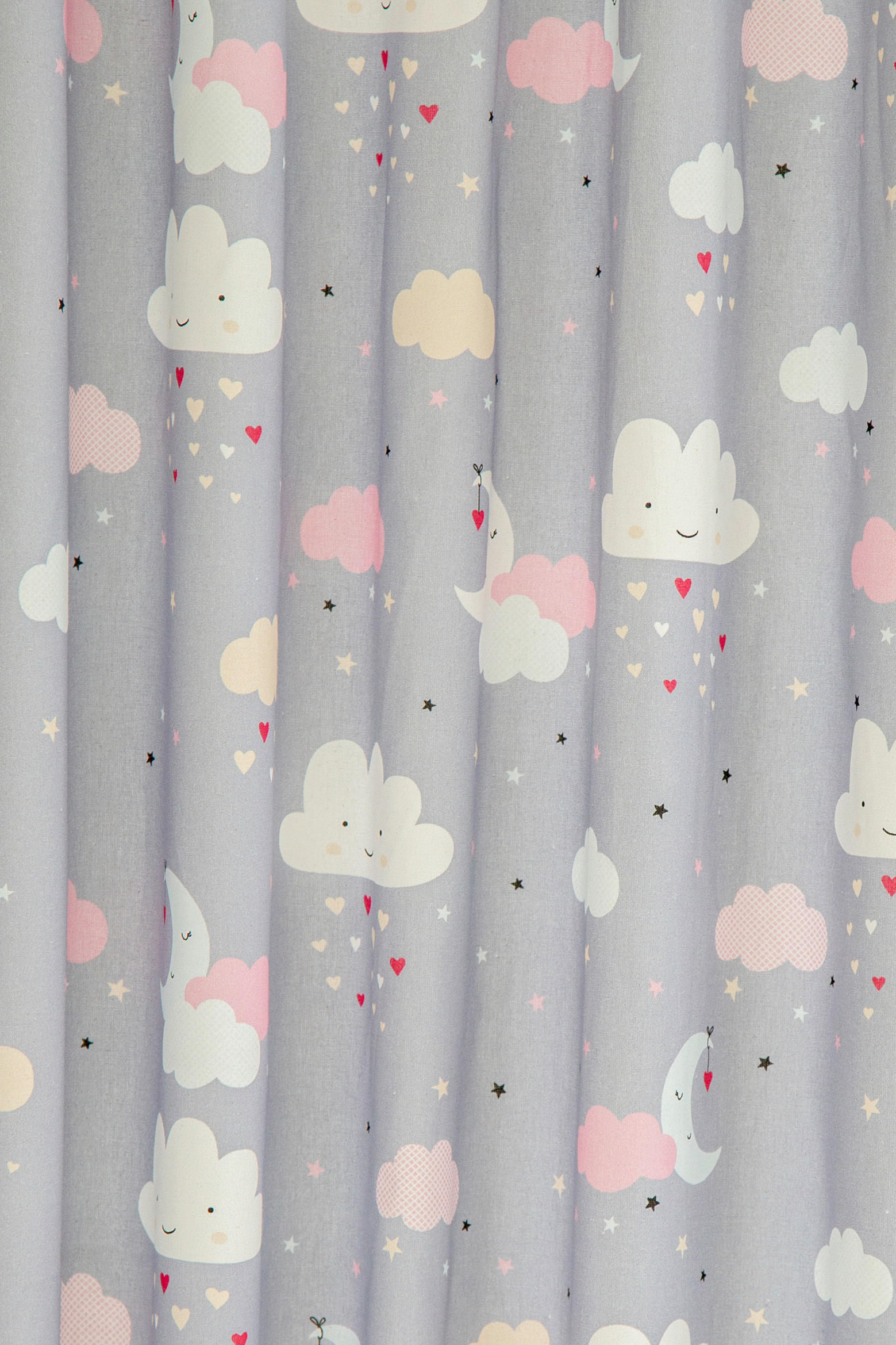 SCHLAUFENVORHANG blickdicht  - Grau, Basics, Textil (140/245cm)