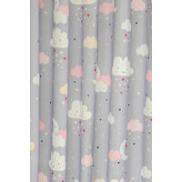 SCHLAUFENSCHAL  blickdicht  140/245 cm   - Grau, Basics, Textil (140/245cm)