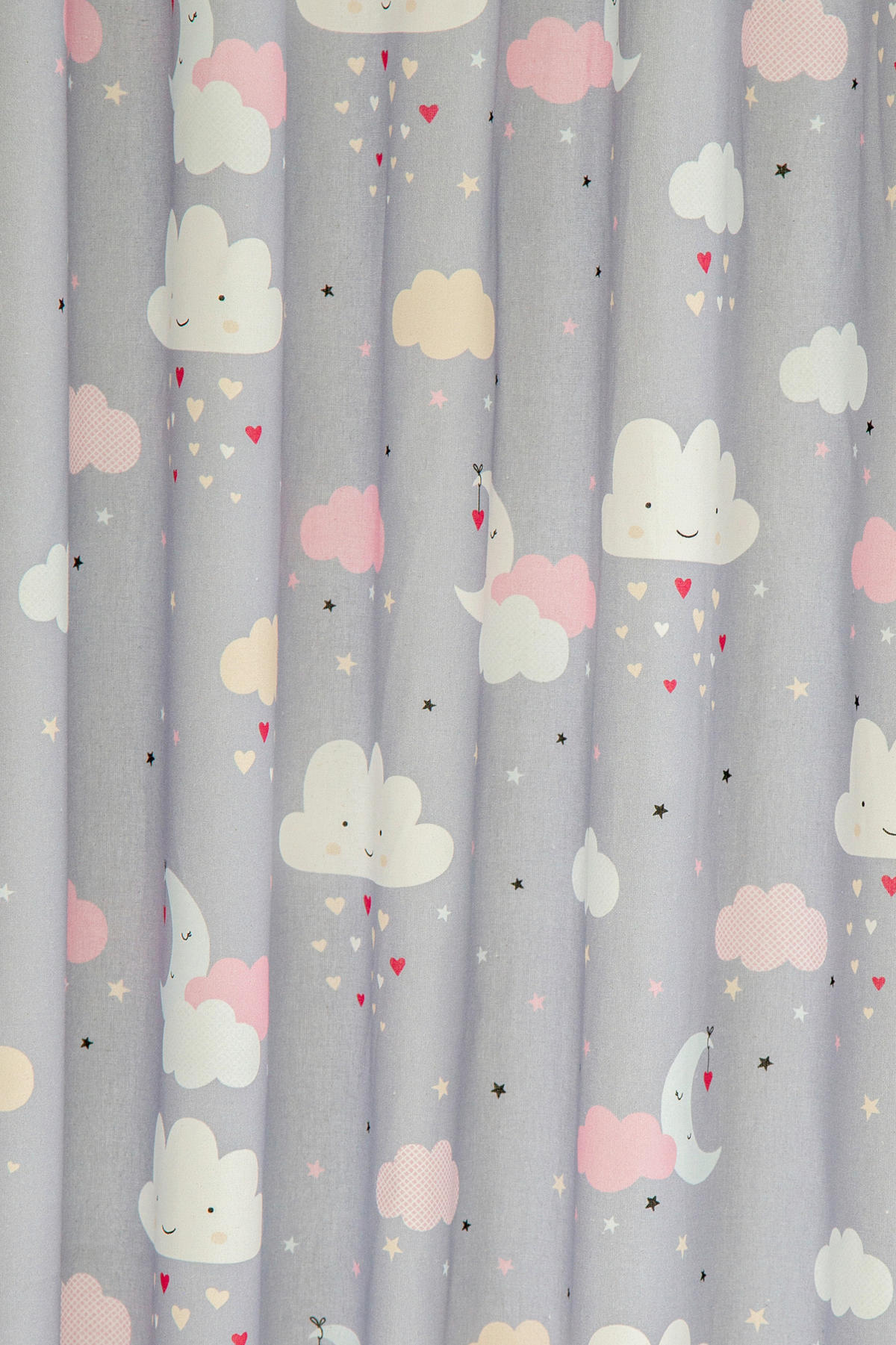SCHLAUFENSCHAL  blickdicht  140/245 cm   - Grau, Basics, Textil (140/245cm)