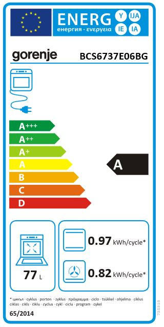 HERDSET RED PEPPER SCB  - Schwarz, Basics, Glas/Metall (59,5/59,5/56,4cm) - Gorenje
