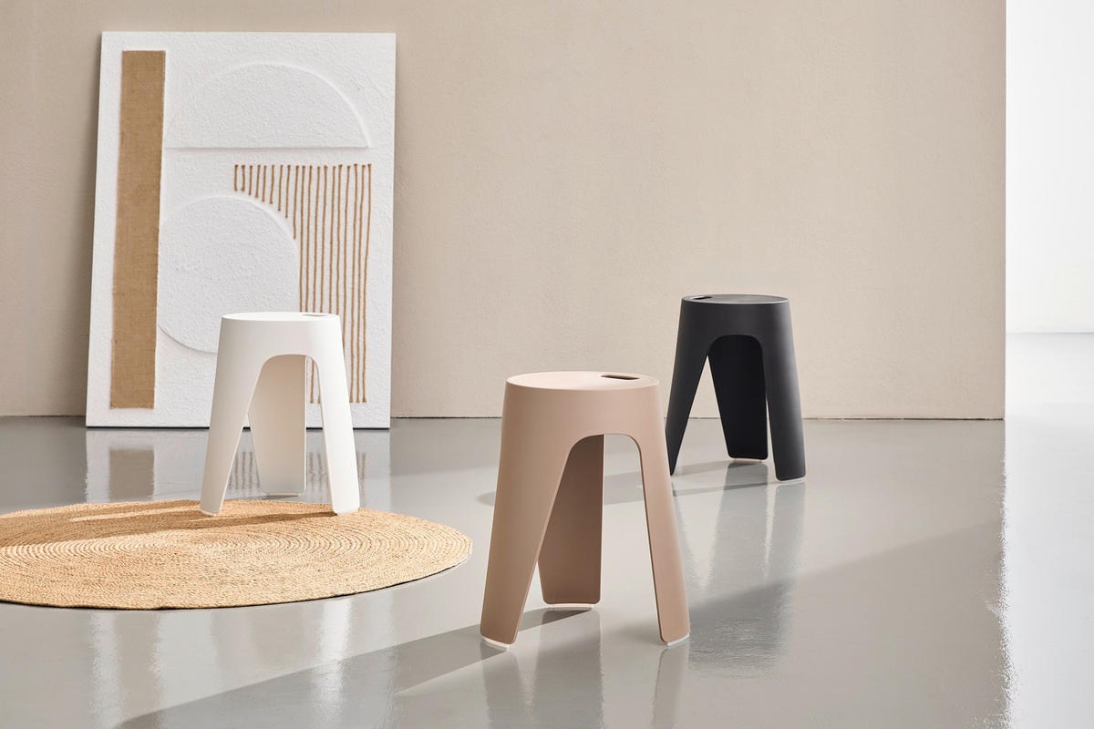 STAPELHOCKER Weiß  - Weiß, Basics, Kunststoff (28/46/28cm) - Carryhome