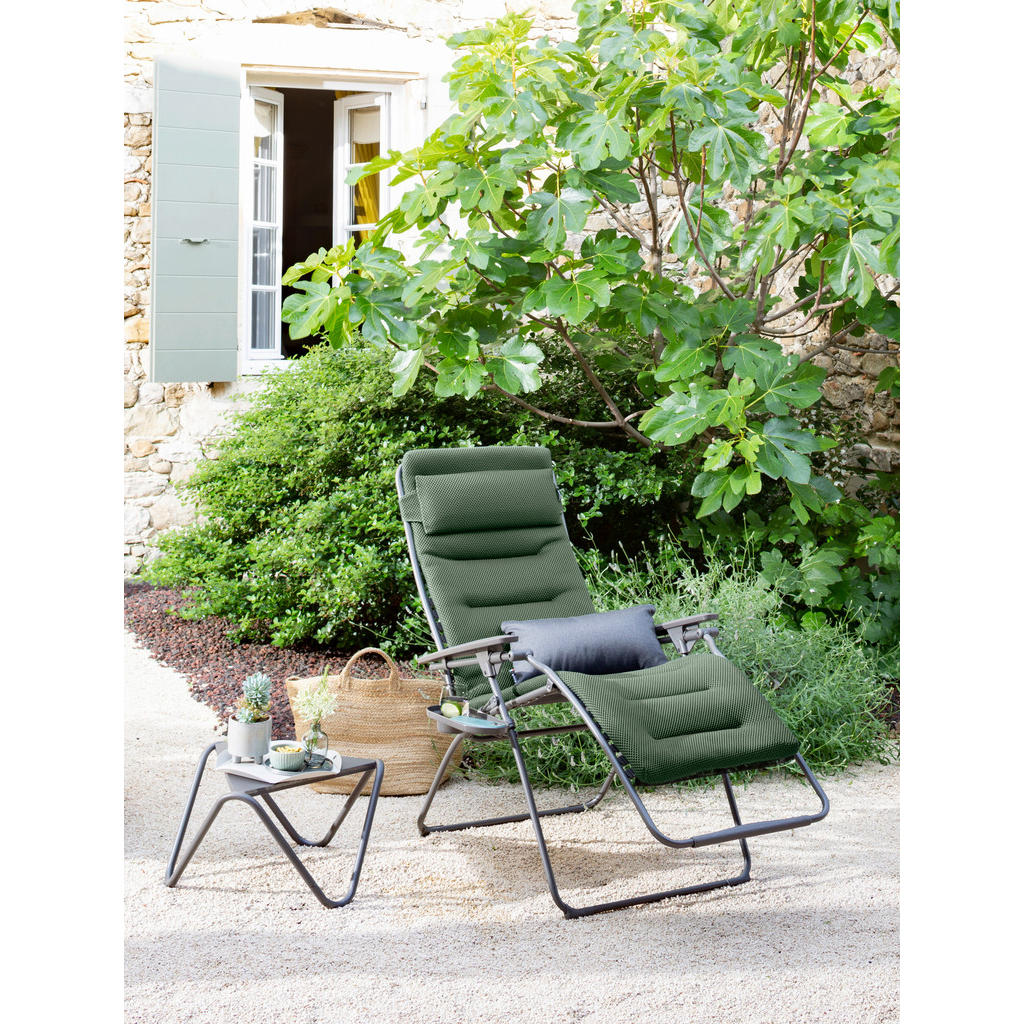 Thumbnail - Lafuma Mobilier Garten-Relaxsessel, Titan, Olivgrün, Metall, Textil, Füllung: Polyethersulfon (Pes), 71x115x88 cm, Typen...