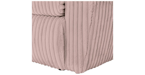 SCHLAFSOFA Cord, Plüsch Rosa  - Schwarz/Rosa, MODERN, Kunststoff/Textil (240/90/120cm) - Carryhome