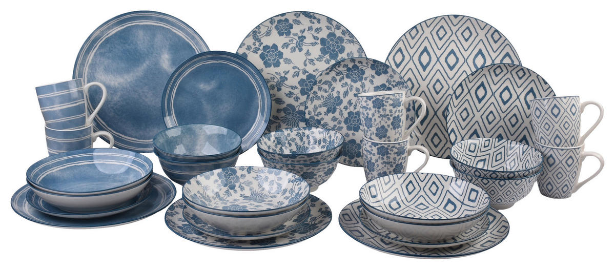 KOMBINOVANÁ SOUPRAVA 30dílné, porcelán keramika  - Lifestyle, keramika - Novel