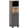 MIDISCHRANK 30,3/110,5/32,6 cm  - Eichefarben/Anthrazit, MODERN, Holzwerkstoff/Kunststoff (30,3/110,5/32,6cm) - Stylife
