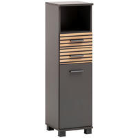 MIDISCHRANK 30,3/110,5/32,6 cm  - Eichefarben/Anthrazit, MODERN, Holzwerkstoff/Kunststoff (30,3/110,5/32,6cm) - Stylife