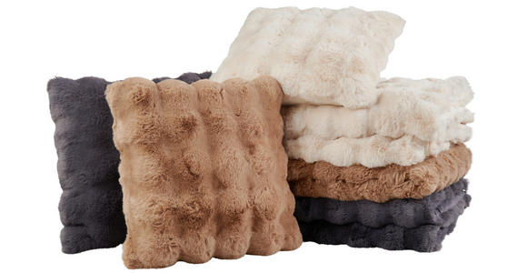 ZIERKISSEN 45/45 cm - Creme, Trend, Textil (45/45cm) - Ambia Home