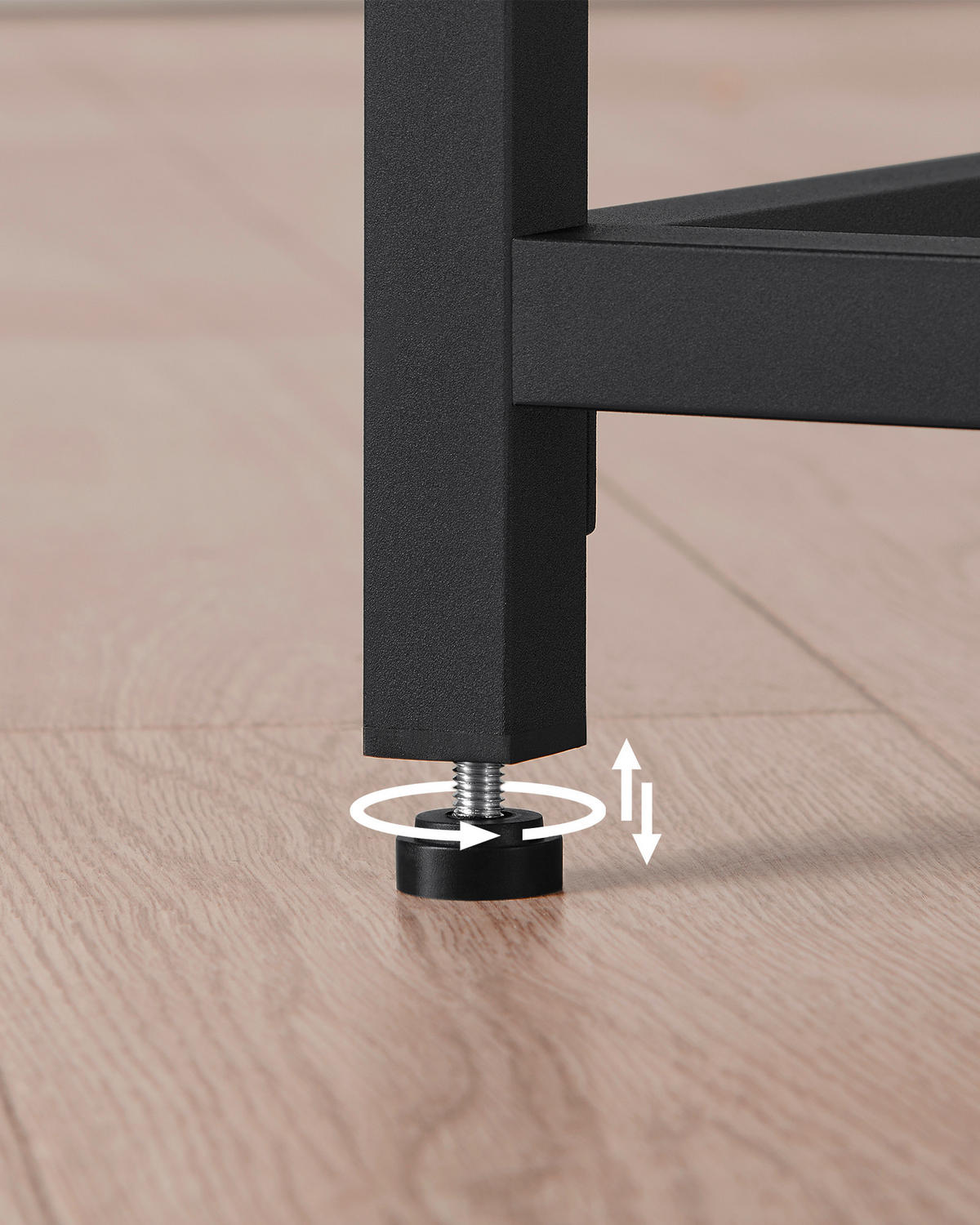 SCHREIBTISCH 100/50/76 cm Schwarz   - Schwarz, Basics, Holzwerkstoff/Metall (100/50/76cm) - Boxxx