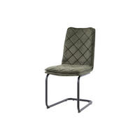 STOLICA  zelena, crna  drvo, metal, tekstil      - zelena/crna, drvo/metal (46.5/96.5/63cm)