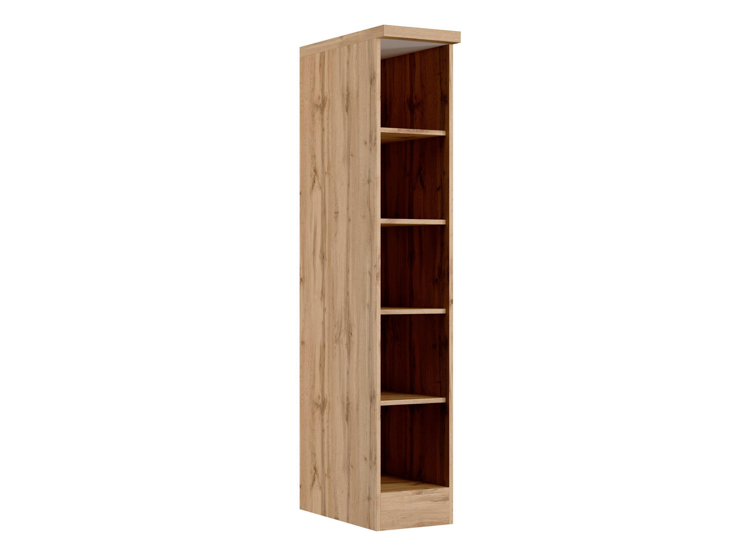 REGAL  30/166/60 cm Eiche Wotan  - Eiche Wotan, Design, Holzwerkstoff (30/166/60cm) - Held