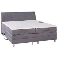 POSTELJA BOXSPRING 180 cm   x 200 cm  , tekstil  - barve kroma, Design, tekstil (180/200cm) - Xora