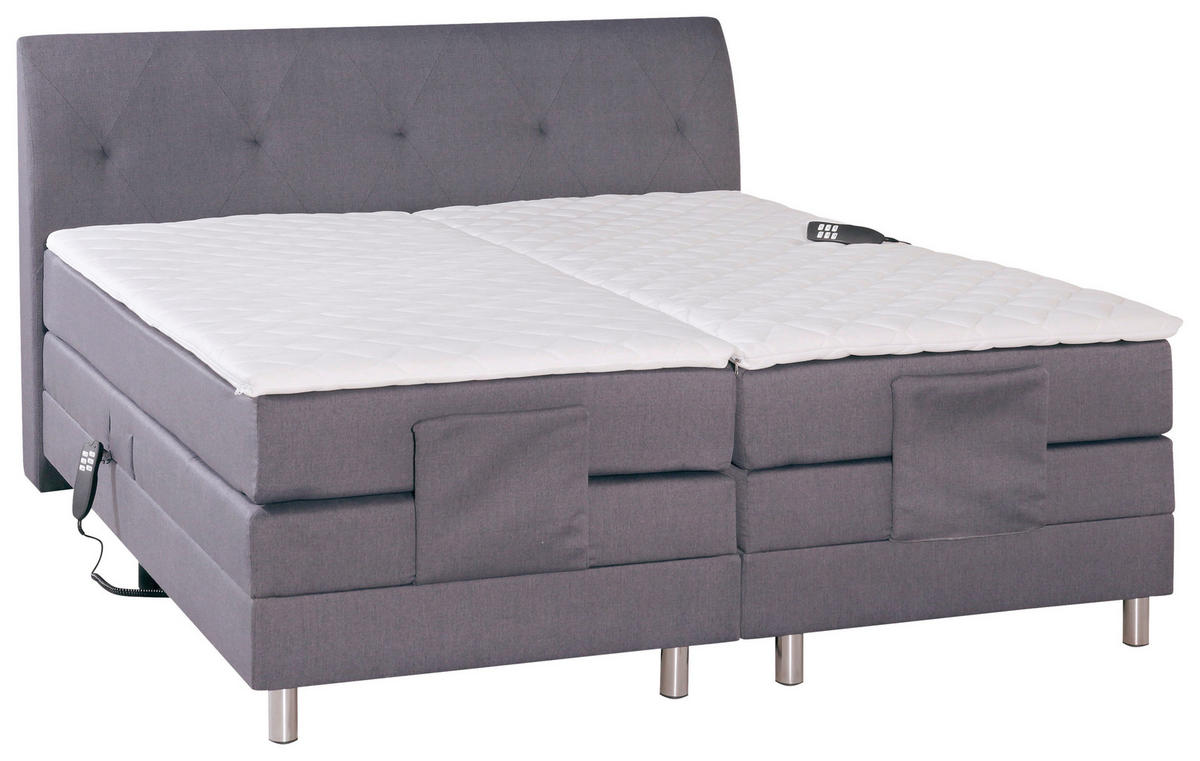 POSTELJA BOXSPRING 180 cm   x 200 cm  , tekstil  - barve kroma, Design, tekstil (180/200cm) - Xora