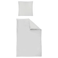 BETTWÄSCHE Makosatin 155/220 cm  - Grau, KONVENTIONELL, Textil (155/220cm) - Irisette