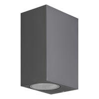 AUßENWANDLEUCHTE 10/10/14 cm  - Klar/Schwarz, Design, Glas/Metall (10/10/14cm) - Eglo