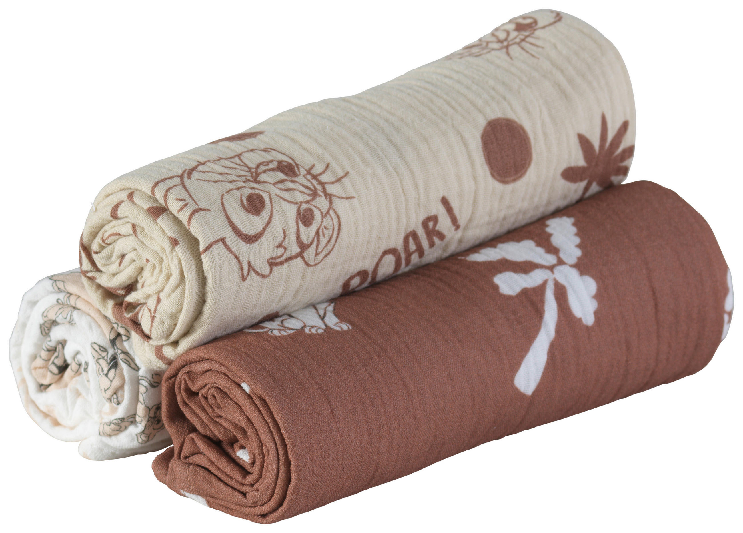 STOFFWINDELSET   König der Löwen 3-teilig  - Weiss/Gelb, Trend, Textil (70/70cm) - Disney
