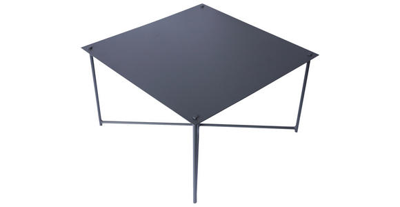 COUCHTISCH quadratisch Anthrazit 70/70/42 cm  - Anthrazit, Design, Metall (70/70/42cm) - Xora