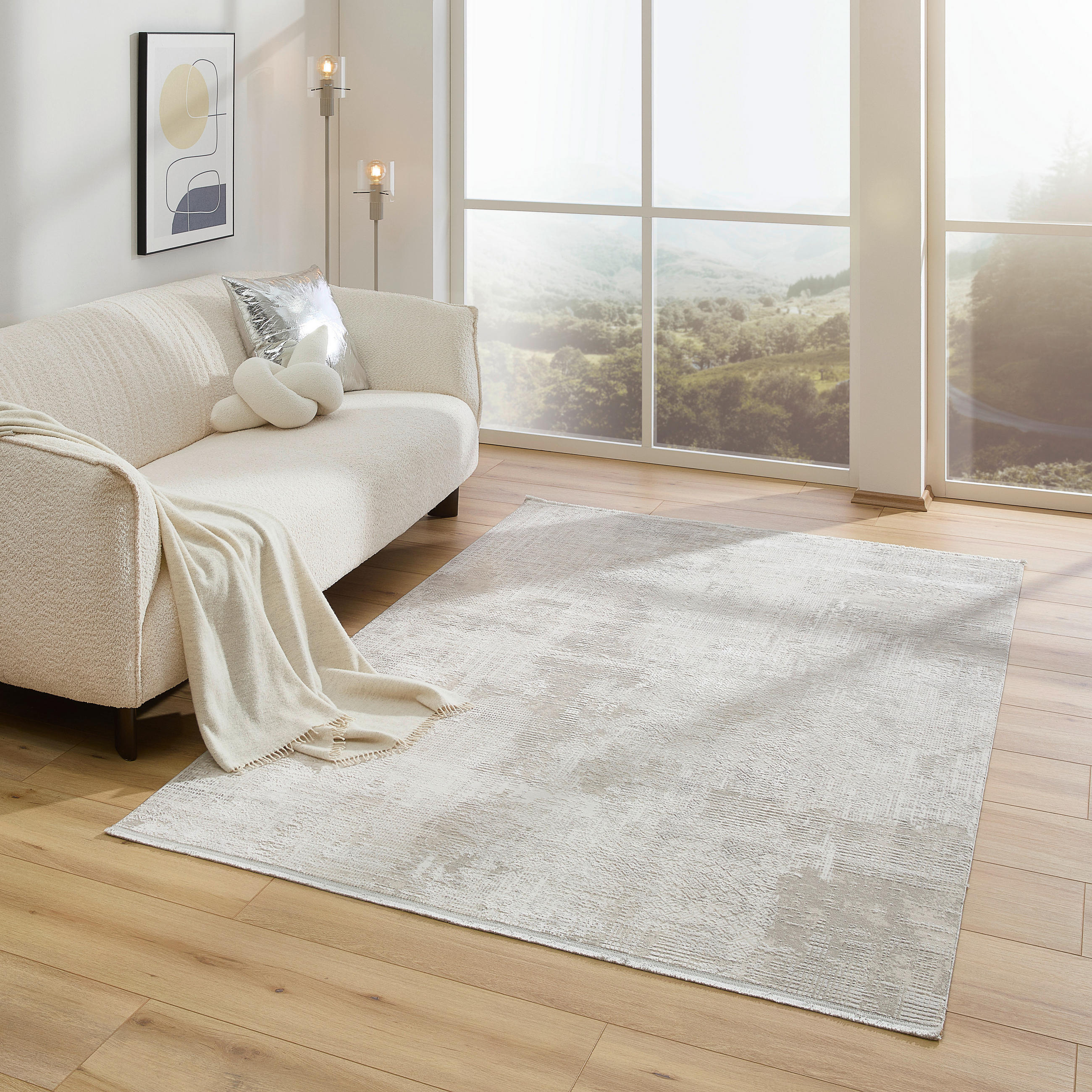 VINTAGE-TEPPICH 160/230 cm Creme  - Creme, Design, Textil (160/230cm) - Dieter Knoll
