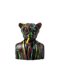 DEKOLEOPARD - Multicolor/Schwarz, Basics, Kunststoff (26/19,5/31,5cm)