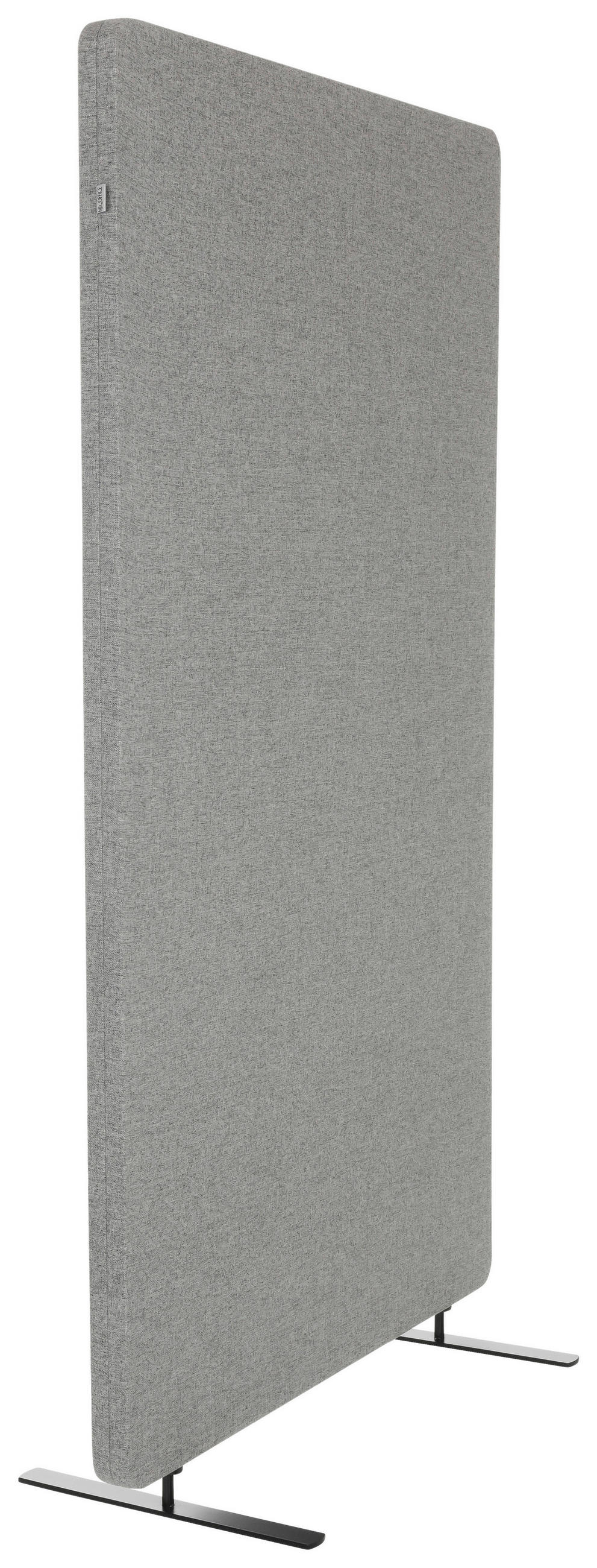 TRENNWAND Textil, Metall, Kunststoff Hellgrau  - Hellgrau, Basics, Kunststoff/Textil (80/142/35cm) - MID.YOU