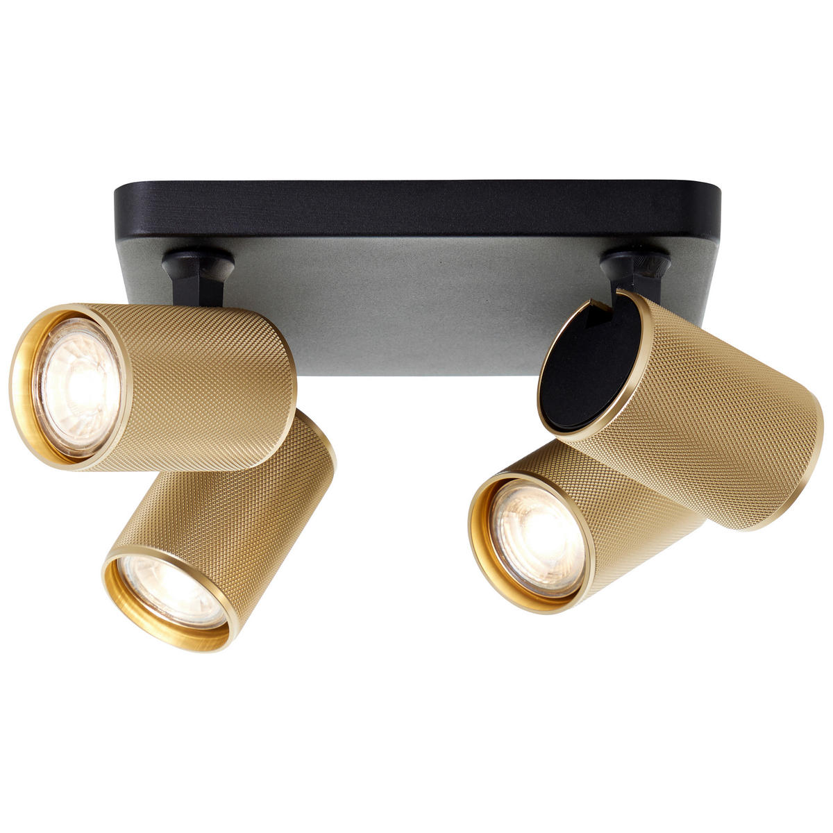 STRAHLER   - Goldfarben/Schwarz, Basics, Metall (12,1/22/22cm)