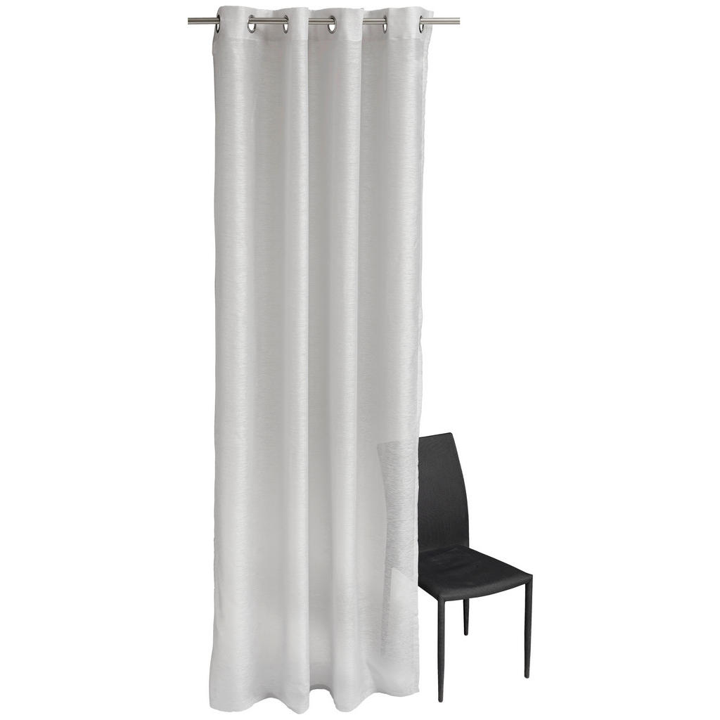 Thumbnail - Tom Tailor Ösenschal T-Clean, Hellgrau, Textil, Uni, 140x250 cm, Wohntextilien, Gardinen & Vorhänge, Fertiggardinen, Öse...