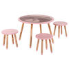 KINDERSITZGRUPPE Anouk Rosa  - Rosa, KONVENTIONELL, Holz/Holzwerkstoff