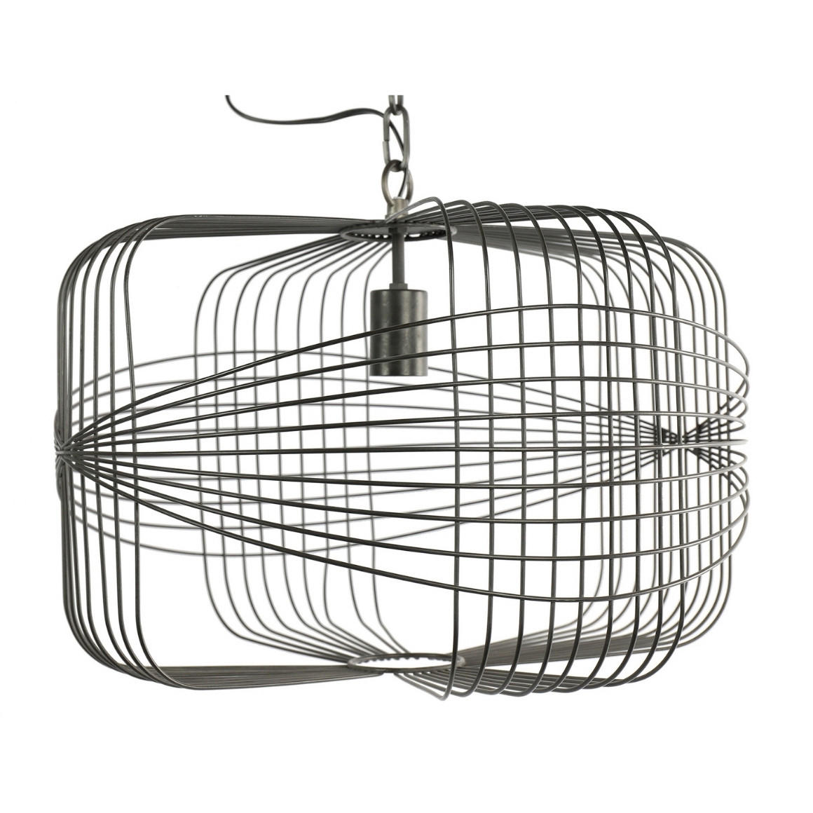 SVJETILJKA VISEĆA  - crna, Basics, metal (50/50/33cm)