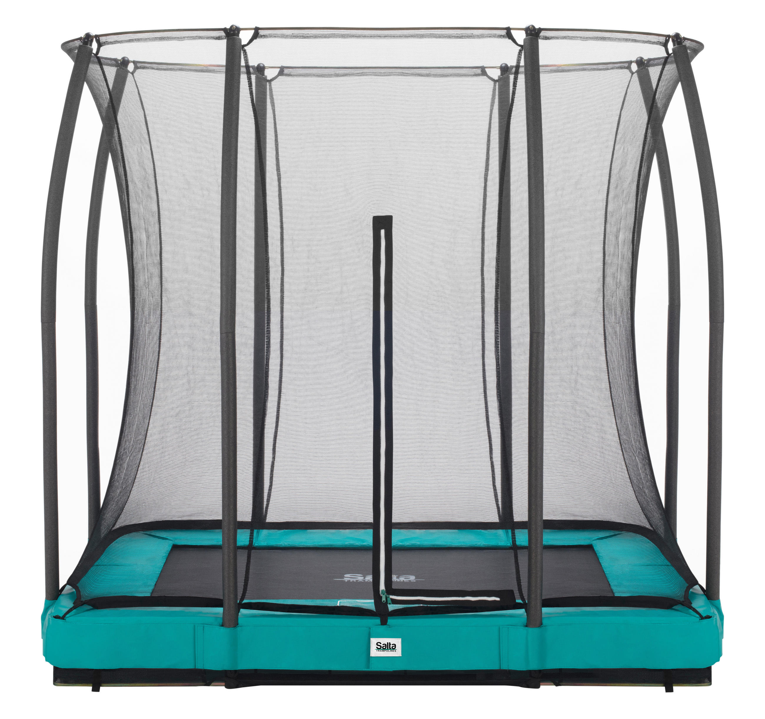 Trampolin Salta Comfort Ground Salta Comfort Edition Ground  - Grün, Basics, Metall (214/153cm) - Salta