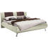 POLSTERBETT 160/200 cm in Braun, Beige - Chromfarben/Beige, Design, Holz/Textil (160/200cm) - Carryhome POLSTERBETT 160/200 cm in Braun, Beige - Chromfarben/Beige, Design, Holz/Textil (160/200cm) - Carryhome