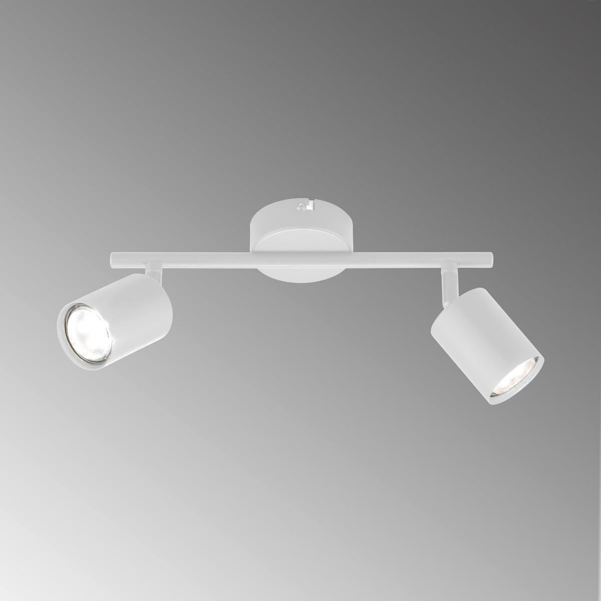 TAKLAMPA Vano  - vit/sandfärgad, Design, metall (8/30cm) - Fischer & Honsel