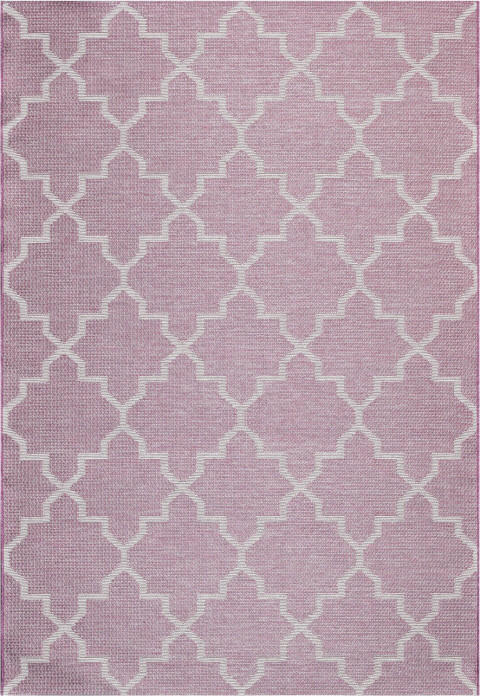 FLACHWEBETEPPICH 160/230 cm Amalfi Dunkelrosa, Brombeere  - Dunkelrosa/Brombeere, KONVENTIONELL, Textil (160/230cm) - Novel