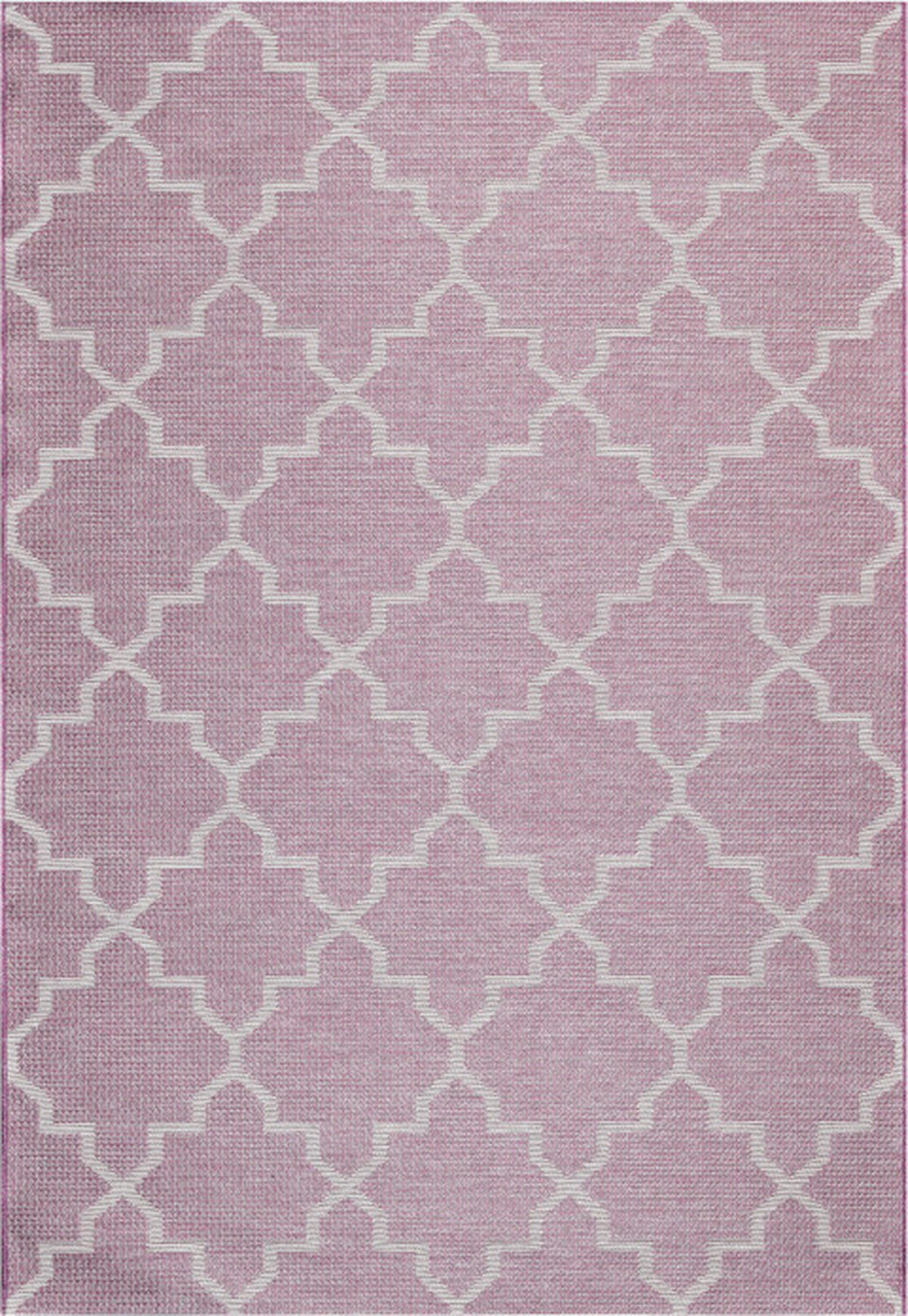 FLACHWEBETEPPICH 160/230 cm Amalfi Dunkelrosa, Brombeere  - Dunkelrosa/Brombeere, KONVENTIONELL, Textil (160/230cm) - Novel