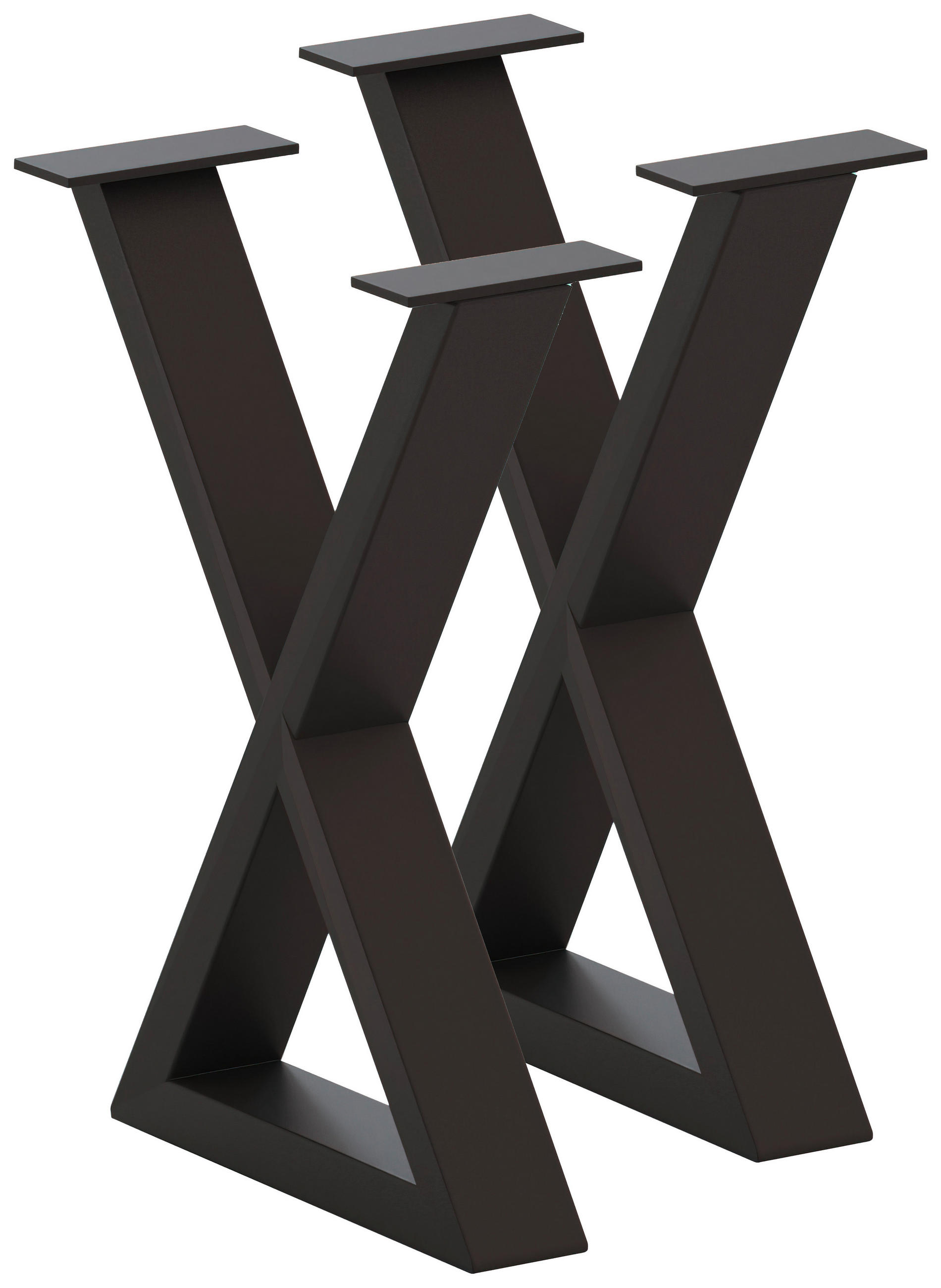 BANKGESTELL 6/45/32 cm  - Anthrazit, Design, Metall (6/45/32cm) - Waldwelt