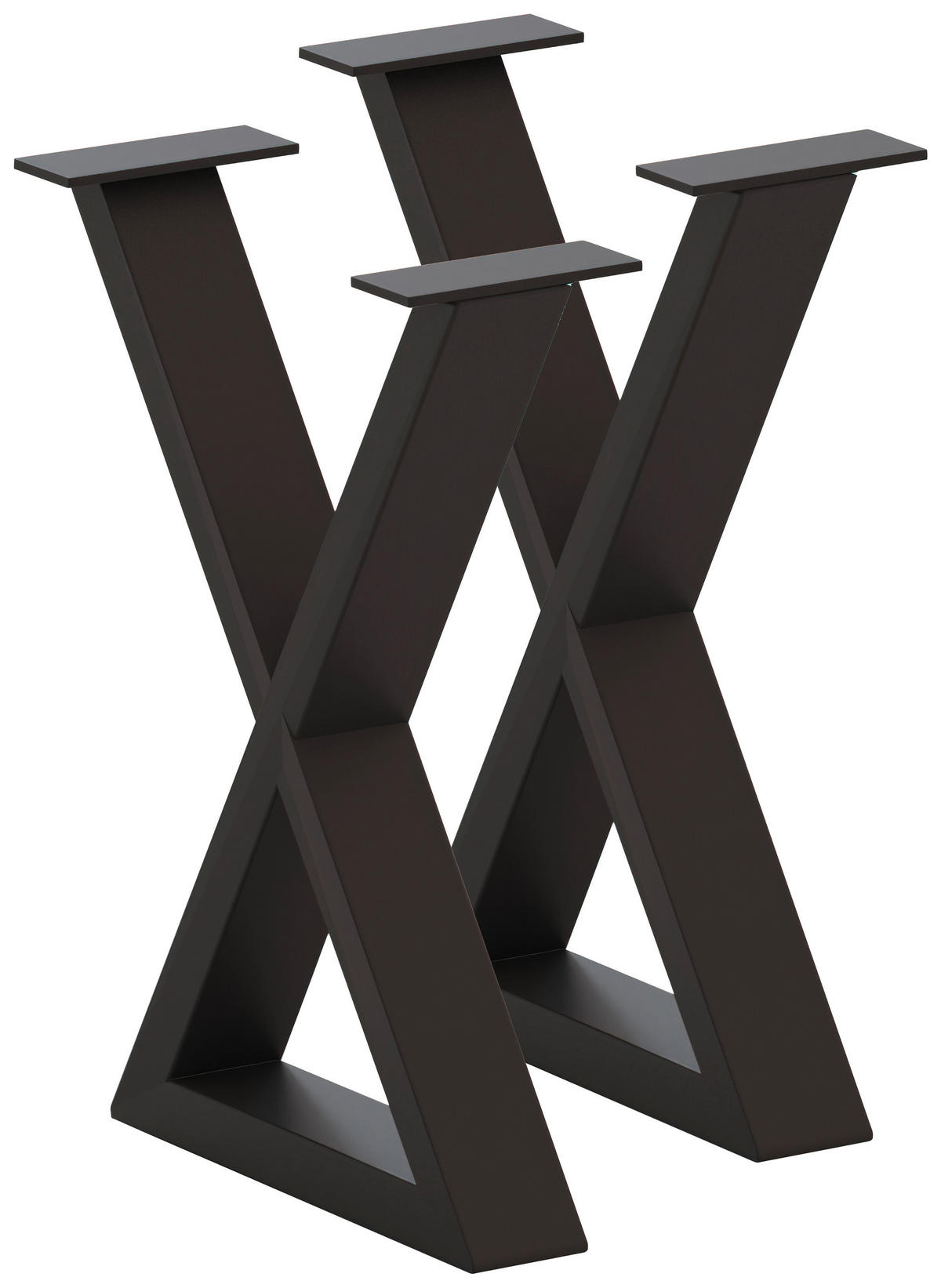 BANKGESTELL 6/45/32 cm  - Anthrazit, Design, Metall (6/45/32cm) - Waldwelt