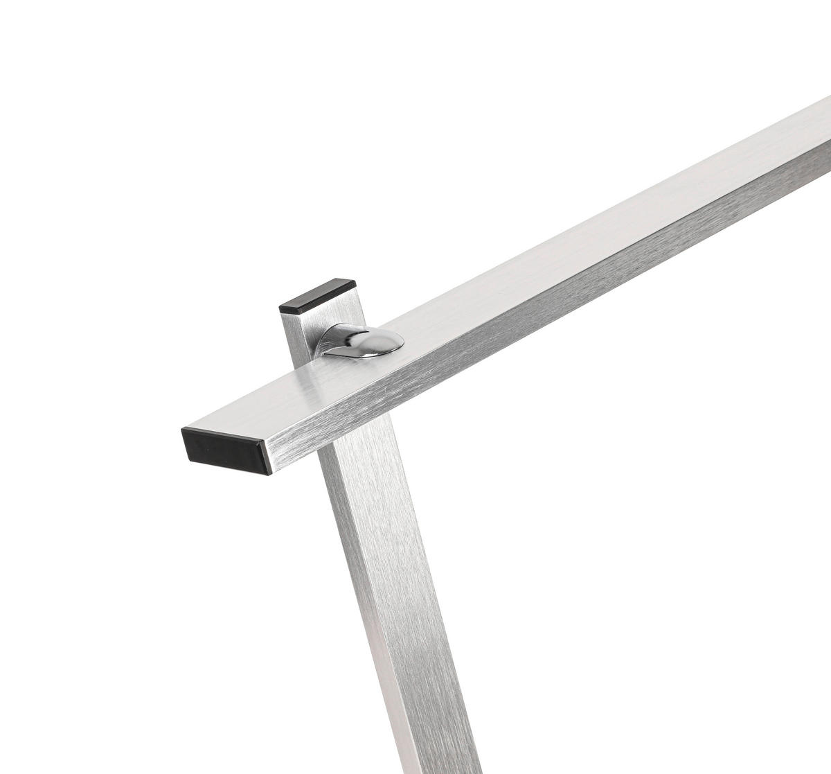 LED LAMPA NA PÍSACÍ STÔL, otočný stmievač, 19/65/45,2 cm - čierna/strieborná, Basics, kov/plast (19/65/45,2cm) - Novel